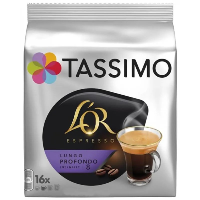 Lungo Profondo Tassimo intensidad 8 L'OR 16 capsulas de café