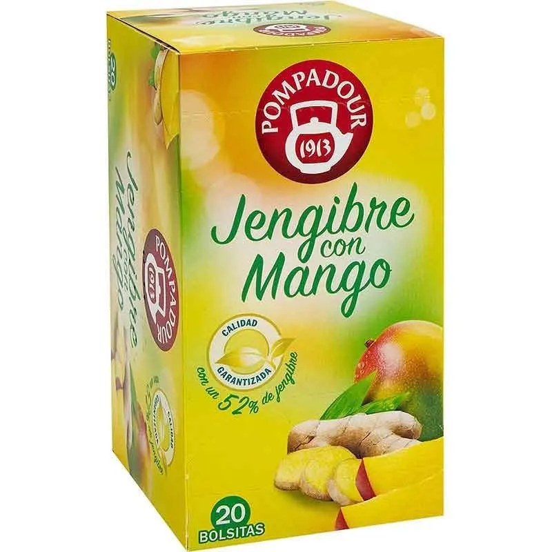 Jengibre con Mango 20 bolsitas Pompadour Pompadour