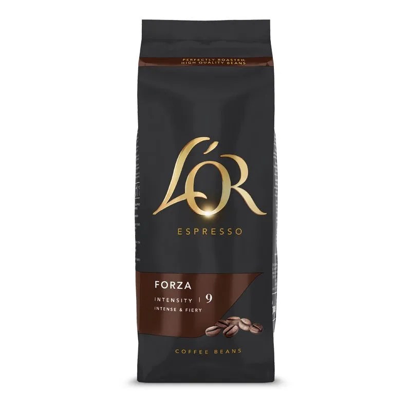L'Or Forza. Café en grano tueste natural 500 gr. Intensidad 9 L'Or Espresso