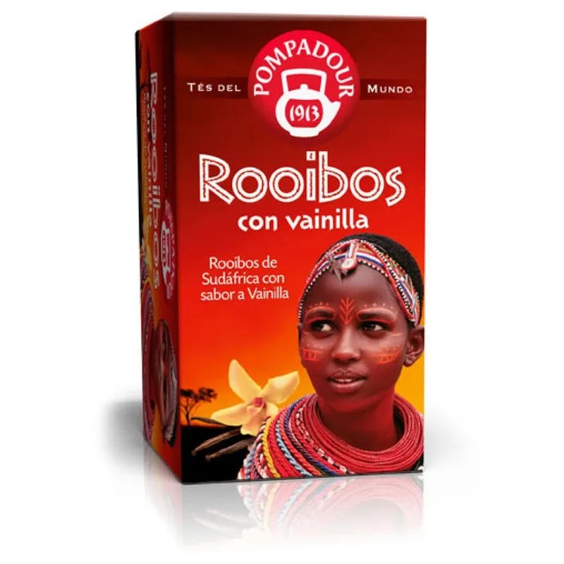 Rooibos con Vainilla Pompadour 20 infusiones Pompadour