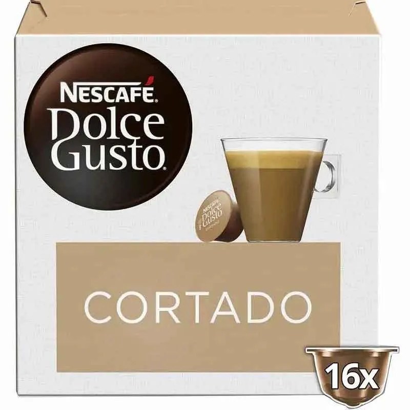 Café cortado 16 cápsulas  Dolce Gusto de la marca Nestlé. Dolce Gusto