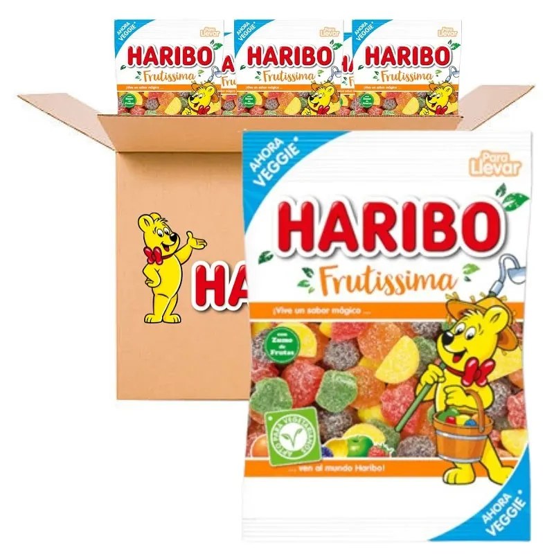 Gominolas Frutissima Veggie - Caja de 18ud x 100g | Haribo Haribo