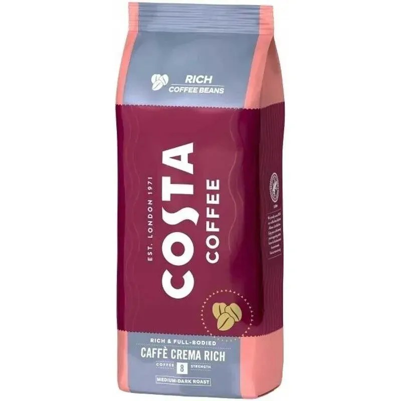 Costa Café crema Rich en Grano 1kg tueste medio Costa