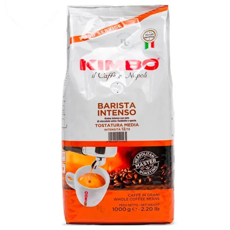 Kimbo Barista  Intenso 100% Arábica Cáfe en grano 1 kg Kimbo