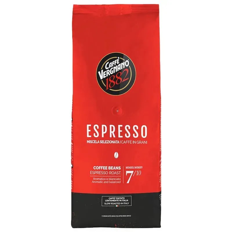 Espresso Café Vergnano grano 1 kilo desde 1882 Italia Vergnano