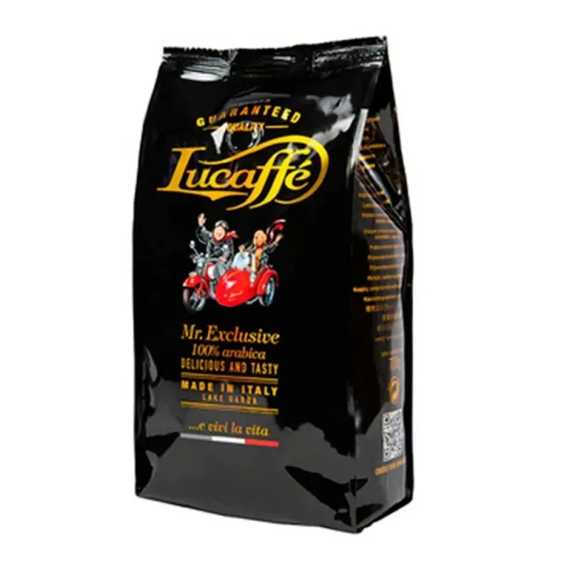 Lucaffé Mr Exclusive 100 % arábica Delicius and Tasty café en grano 700gr café de Italia
