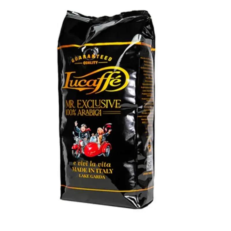 Lucaffé Mr. Exclusive 100 % arábica café en grano 1 kilo de café de Italia