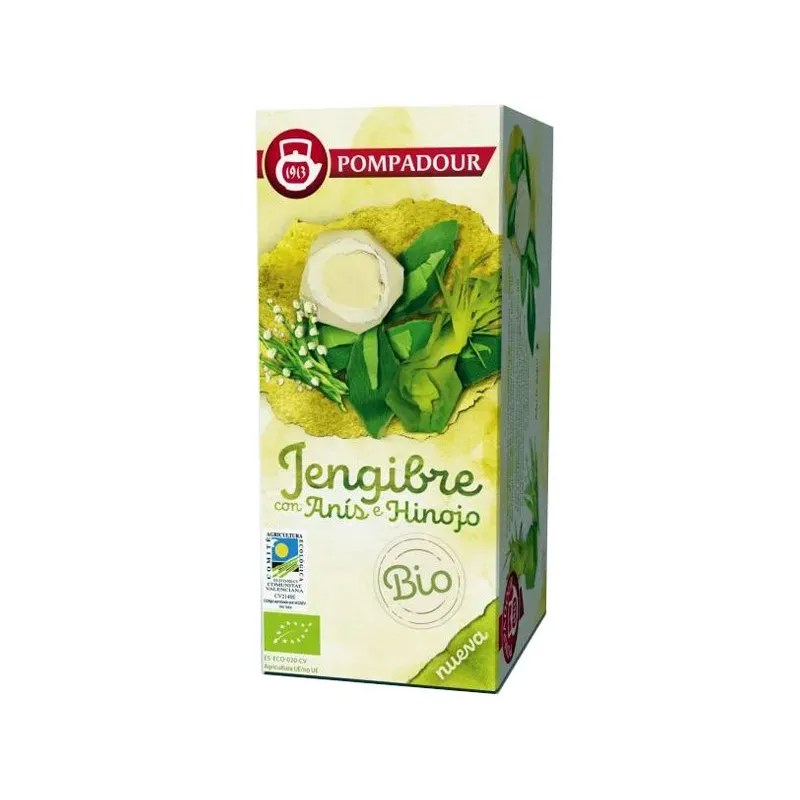 Jengibre con Anís e Hinojo BIO Pompadour Pompadour
