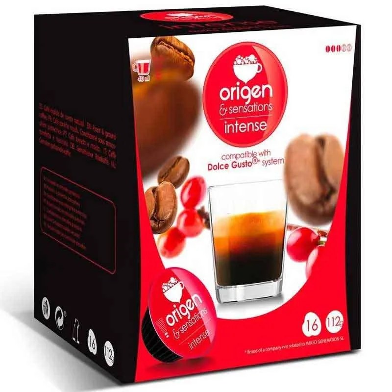 Intenso, 16 cápsulas Origen & Sensations compatibles Dolce Gusto Origen & Sensations